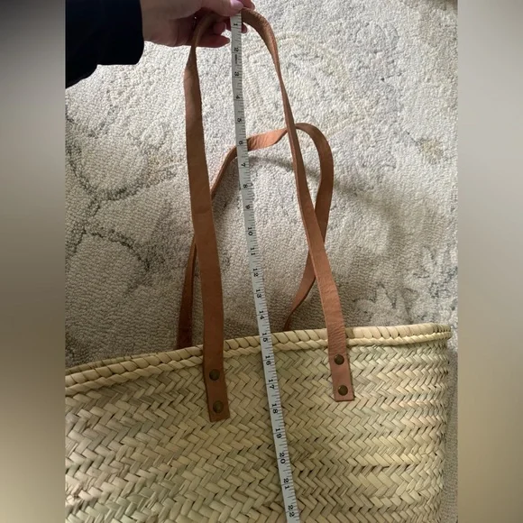 NEW Oversized Woven Beach Bag - Picture 9 of 9